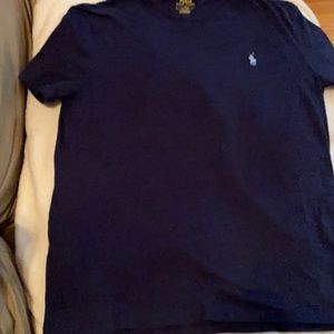 Men’s medium polo Ralph Lauren blue cotton tee shirt